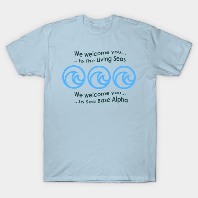 Sea Base Alpha T-Shirt by DoctorDisney